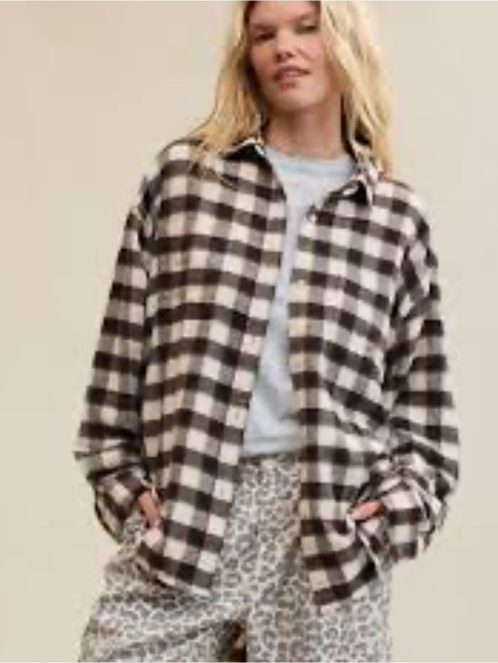 NWT AERIE ANYTIME FAVE FLANNEL